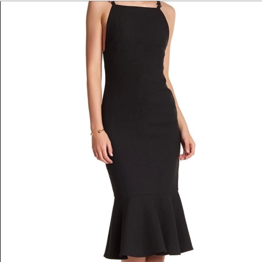 NWT women's Cinq A‎ sept Harlyn  Coctail Dress Black Size 6